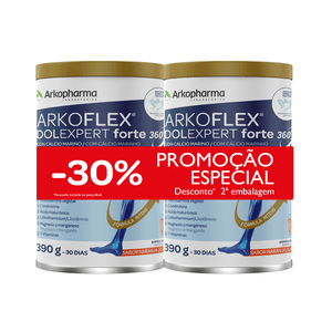Arkoflex Dolexpert Forte 360 Promo Duo Pó Sabor Laranja 2x390g + Desc 30% 2ª Embalagem