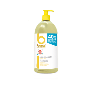 Barral Babyprotect Promo Água Limpeza Rosto/corpo 1l + Oferta 40%