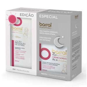 Barral Motherprotect Pack Edição Especial Creme Gordo Óleo Amêndoas 200ml + Loção Estrias 200ml