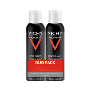 Vichy Homme Promo Duo Mousse Sensi Shave 2x200ml + Desc 2.5€
