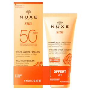 Nuxe Sun Promo Creme Protect Rosto Spf50 50ml + Oferta Leite Pós Solar 50ml
