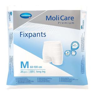 Molicare Premium Fixpants Cueca Fixação Elástica Perna Longa M 25
