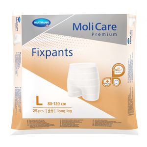 Molicare Premium Fixpants Cueca Fixação Elástica Perna Longa L 25
