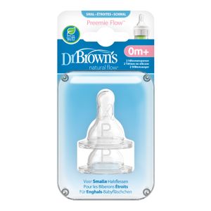 Dr Browns Tetina Tet Silic Prematuro 0m+ 2