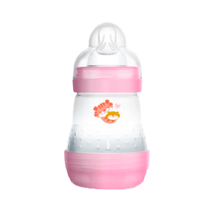 Mam Biberão Easy Start Bib Plást Anti-cólica Rosa 160ml Tet Silic 0m+