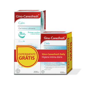 Gino Canesfresh Promo Gel Intim Calm 200ml + Oferta Gel Intimo Diário 100ml