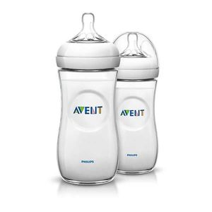 Avent Biberão Natural Bib Plást 330ml Tet Silic 3m+ 2