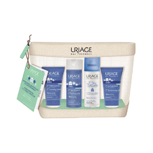 Uriage Bebé Promo Kit Viagem Creme Lavante + 1er Lait + Água Termal + 1º Eau + 1er Change