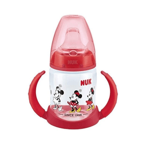 Nuk Biberão First Choice Bib Plást Aprendiz C/ Indicador Temp Mickey Mouse 150ml Tet Silic 6-18m
