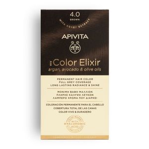 Apivita My Color Elixir Kit Coloração Permanente 4.0 Castanho