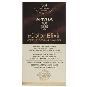 Apivita My Color Elixir Kit Coloração Permanente 5.4 Castanho Claro Cobre