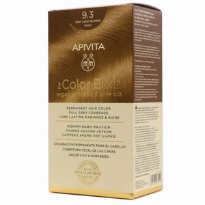 Apivita My Color Elixir Kit Coloração Permanente 9.3 Louro Muito Claro Dourado