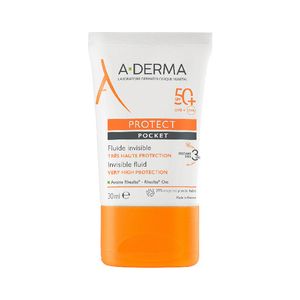 A-derma Protect Fluido Invisível Spf50+ 30ml