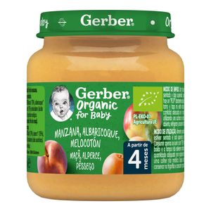 Gerber Puré Maçã/alperce/pêssego 4m+ 125g