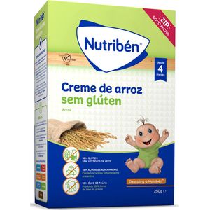 Nutribén Farinha não Láctea Creme Arroz S/ Glúten 250g