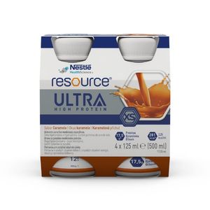 Resource Ultra Xs Sol Oral Caramelo 4x125ml