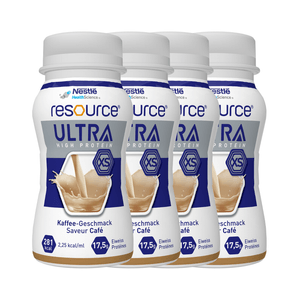 Resource Ultra Xs Sol Oral Café 4x125ml