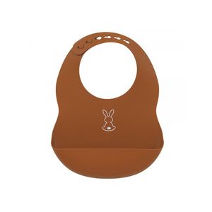 Nattou Silicone Babete Terracota