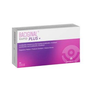 Baciginal Rapid Plus+ Cáps Vaginais 30