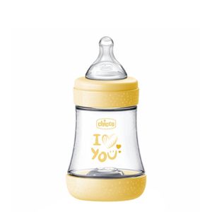 Chicco Biberão Perfect 5 Bib Plást Neutro 150ml Tet Silic Fluxo Lento 0m+