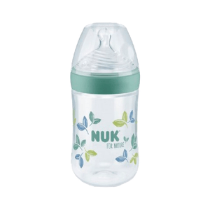 Nuk Biberão Nature Bib Plást C/ Indicador Temperatura 150ml Tet Silic S Verde