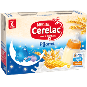 Cerelac Leite e Cereais Leite Transição Pijama 6m+ 2x200ml
