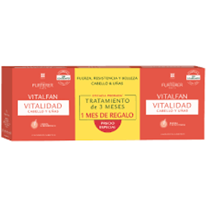 Vitalfan Vitalidade Promo Trio Cáps Cabelo/Unhas 3x30 + Oferta 3ª Embalagem