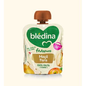 Blédina Fruta Pura Saq Maçã/pêra 6m+ 85g
