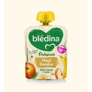 Blédina Fruta Pura Saq Maçã/banana 6m+ 85g